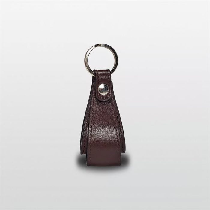 Leather Key Chain Brown