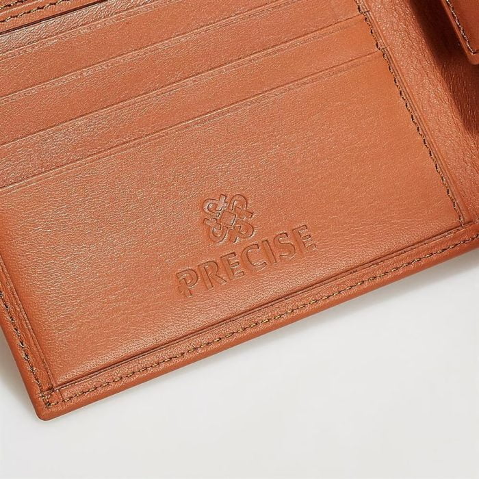 Men’s Leather Wallet With Coin Pocket Tan